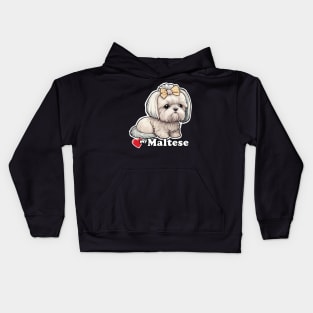 Luv my Maltese Kids Hoodie